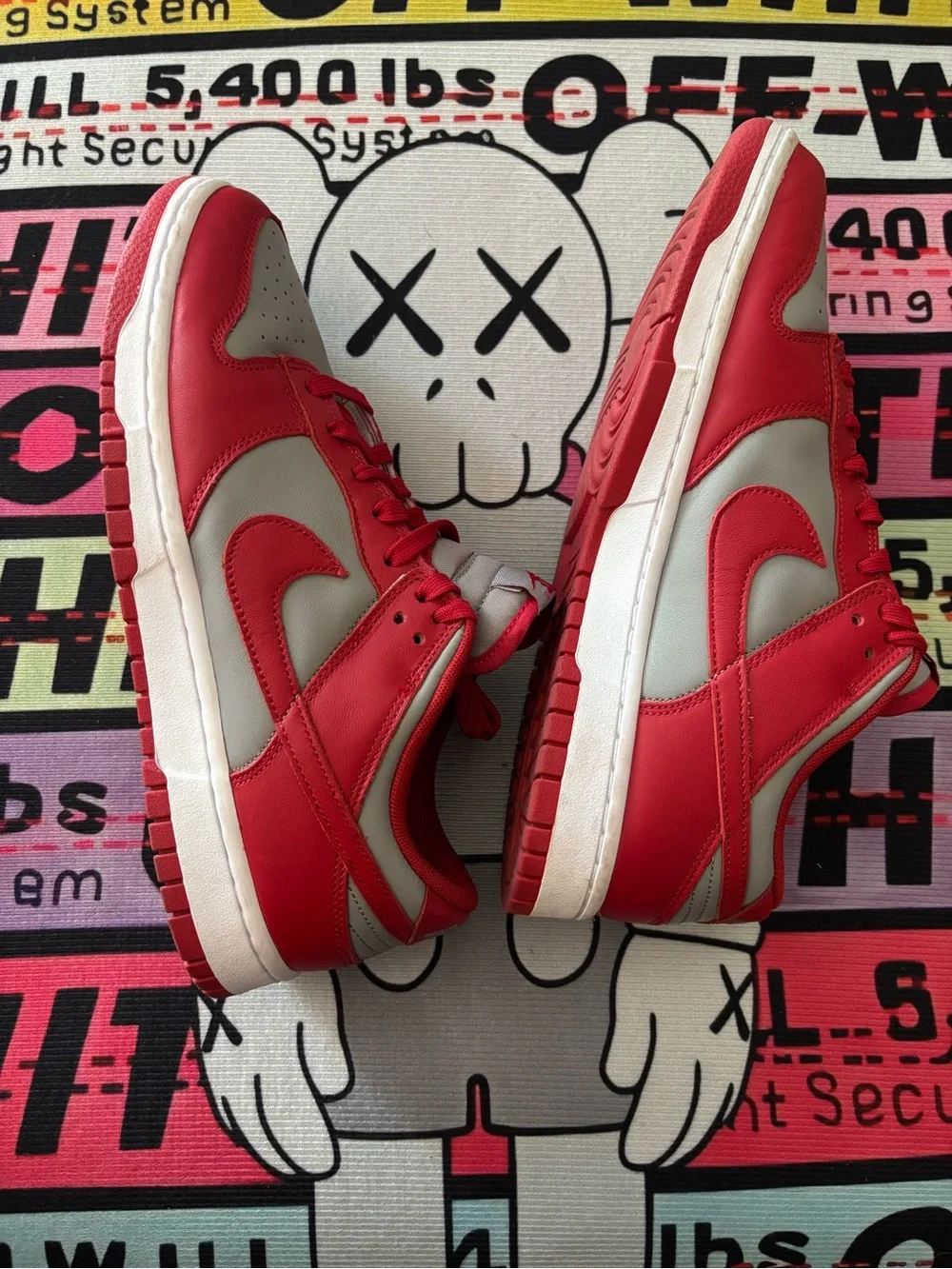 Nike Dunk Low Retro - Red and Gray